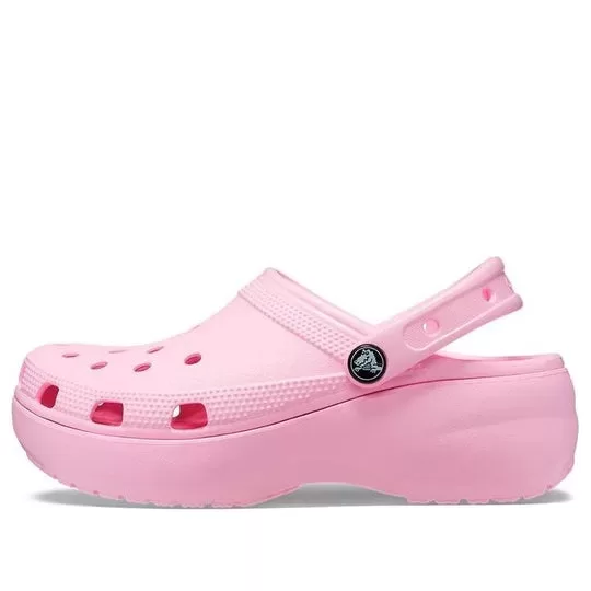 (WMNS) Crocs Classic Tamanco de plataforma ‘Flamingo’