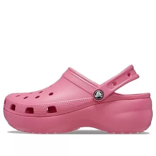(WMNS) Crocs Classic Tamanco de plataforma ‘Hyper Pink’