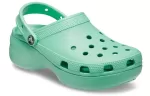 (WMNS) Crocs Classic Tamanco de plataforma ‘Pedra de Jade’