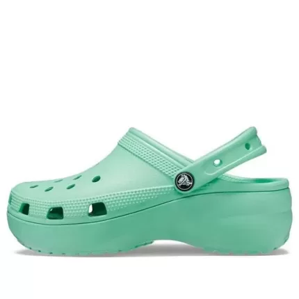 (WMNS) Crocs Classic Tamanco de plataforma ‘Pedra de Jade’