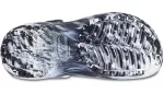 (WMNS) Crocs Classic Tamanco de plataforma marmorizada ‘Preto Branco’