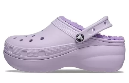 (WMNS) Crocs Classic Tamanco forrado ‘Roxo’