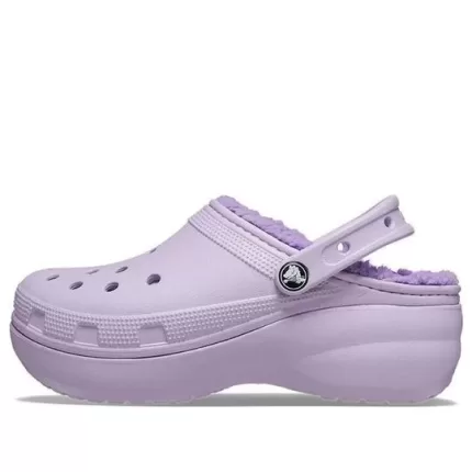 (WMNS) Crocs Classic Tamanco forrado ‘Roxo’