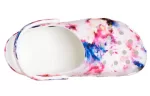 (WMNS) Crocs Classic Tamanco gráfico Tie Dye ‘Garnet & Multi’