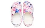 (WMNS) Crocs Classic Tamanco gráfico Tie Dye ‘Garnet & Multi’