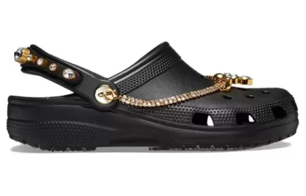 (WMNS) Crocs Classic Tiara Clogs ‘Ouro Preto’