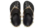 (WMNS) Crocs Classic Tiara Clogs ‘Ouro Preto’