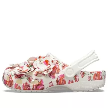 (WMNS) Crocs Classic Timeless Clash Roses Clogs ‘Rosa Branca’