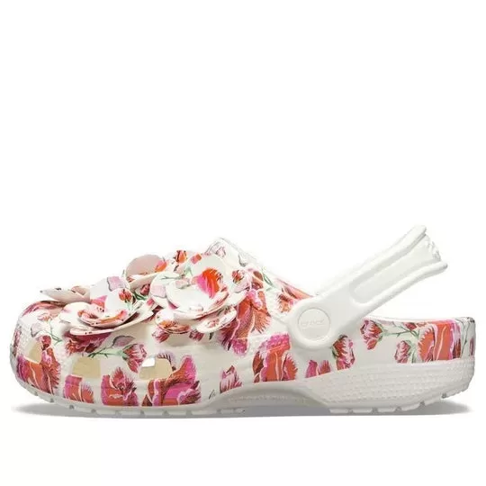 (WMNS) Crocs Classic Timeless Clash Roses Clogs ‘Rosa Branca’