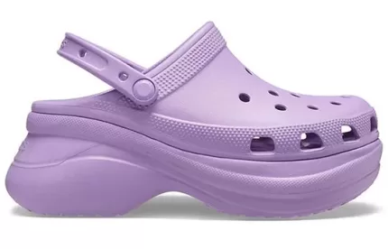 (WMNS) Crocs Classic tamanco Retro Crocs Outdoor Sola Grossa Sports Roxo Sandálias