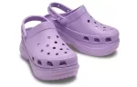(WMNS) Crocs Classic tamanco Retro Crocs Outdoor Sola Grossa Sports Roxo Sandálias