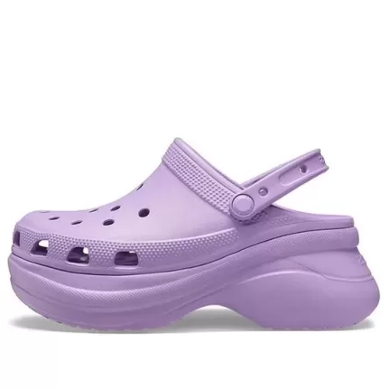 (WMNS) Crocs Classic tamanco Retro Crocs Outdoor Sola Grossa Sports Roxo Sandálias
