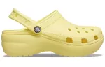 (WMNS) Crocs Classic tamanco Sandálias Esportivas ‘Amarelo’