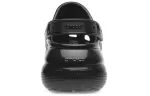 (WMNS) Crocs Crush Alto Brilho Clogs ‘Preto’