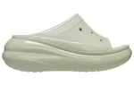 (WMNS) Crocs Crush Alto Brilho Slides ‘Verde Claro’