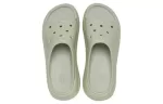 (WMNS) Crocs Crush Alto Brilho Slides ‘Verde Claro’
