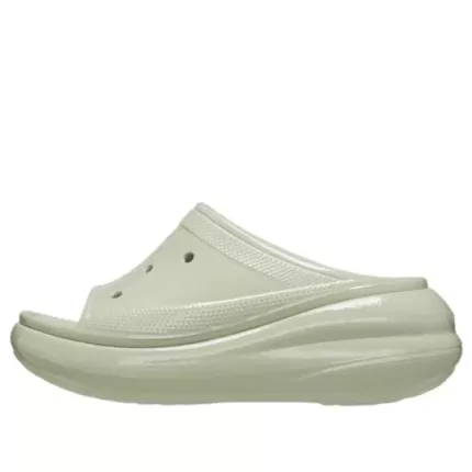 (WMNS) Crocs Crush Alto Brilho Slides ‘Verde Claro’