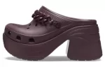 (WMNS) Crocs Entupimento de corrente de sirene ‘Dark Cherry’