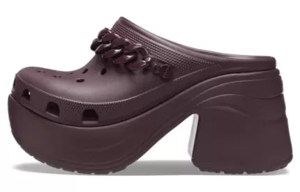 (WMNS) Crocs Entupimento de corrente de sirene ‘Dark Cherry’