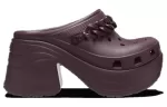 (WMNS) Crocs Entupimento de corrente de sirene ‘Dark Cherry’