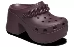 (WMNS) Crocs Entupimento de corrente de sirene ‘Dark Cherry’
