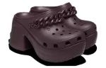(WMNS) Crocs Entupimento de corrente de sirene ‘Dark Cherry’