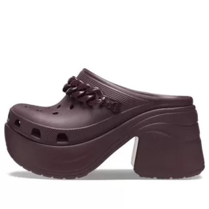 (WMNS) Crocs Entupimento de corrente de sirene ‘Dark Cherry’