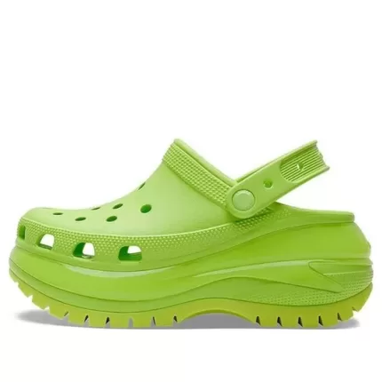 (WMNS) Crocs Esmagamento Clogs ‘Limeade’