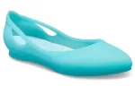 (WMNS) Crocs Flat ice blue Sandálias 16265-4DJ