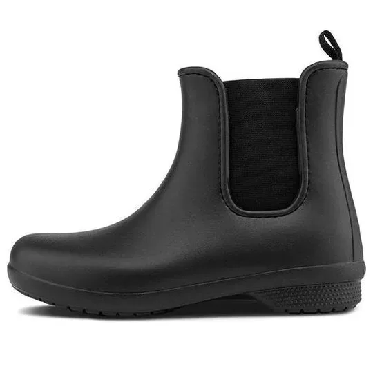 (WMNS) Crocs Freesail Chelsea Boots ‘Preto’