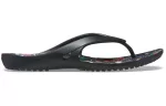 (WMNS) Crocs Kadee 2 Flip Impresso Flip-Flops Casual Minimalista Preto