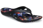 (WMNS) Crocs Kadee 2 Flip Impresso Flip-Flops Casual Minimalista Preto