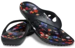 (WMNS) Crocs Kadee 2 Flip Impresso Flip-Flops Casual Minimalista Preto