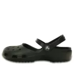 (WMNS) Crocs Karin Clog Beach Sandálias Sapato Preto