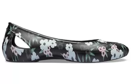 (WMNS) Crocs Larua Printing Sandálias Pretas