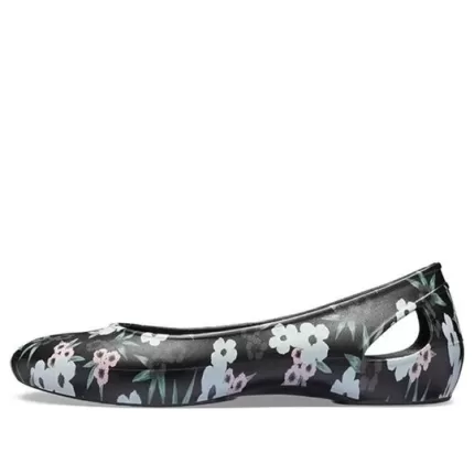 (WMNS) Crocs Larua Printing Sandálias Pretas