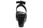 (WMNS) Crocs Leigh II Cross Strap Ankle Wedge Sandálias ‘Black’