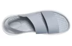 (WMNS) Crocs LiteRide Grey Light Blue Sandálias ‘Gray White’