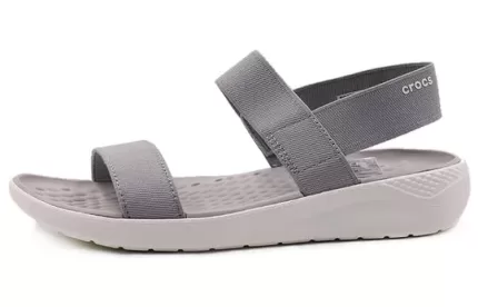 (WMNS) Crocs Literide ‘Cinza Claro Branco’
