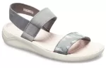 (WMNS) Crocs Literide Graphic Sandálias ‘Grey’