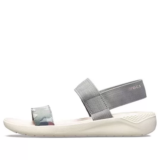 (WMNS) Crocs Literide Graphic Sandálias ‘Grey’