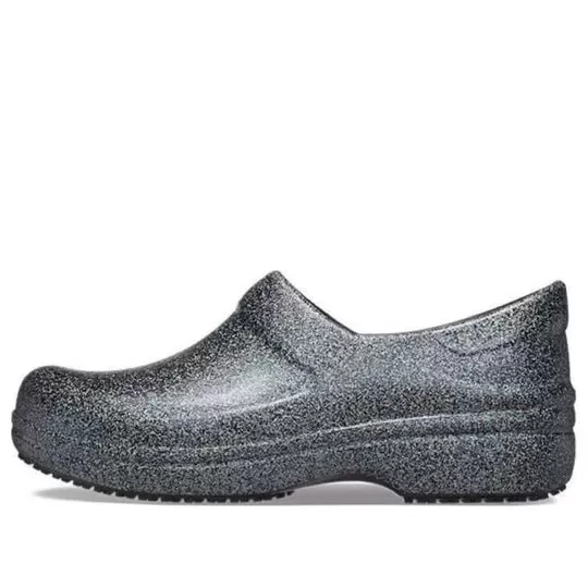 (WMNS) Crocs Neria Pro Li Literide Work Clogs ‘Cinza Prateado’ 209219