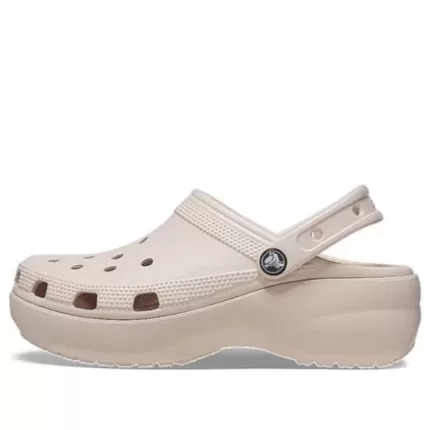 (WMNS) Crocs Nuvens de praia Clogs ‘Bege’