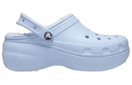 (WMNS) Crocs Nuvens de praia Clogs ‘Céu Azul’