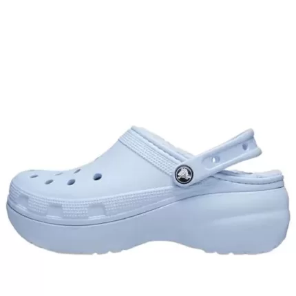 (WMNS) Crocs Nuvens de praia Clogs ‘Céu Azul’