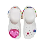 (WMNS) Crocs Plataforma Baya Midsummer Clogs ‘Rosa Branco’
