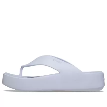 (WMNS) Crocs Plataforma Getaway Dreamscape Flip Flops ‘Azul’