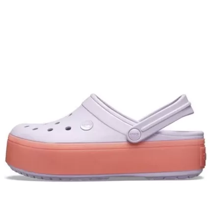 (WMNS) Crocs Praia Roxo Rosa Sandálias