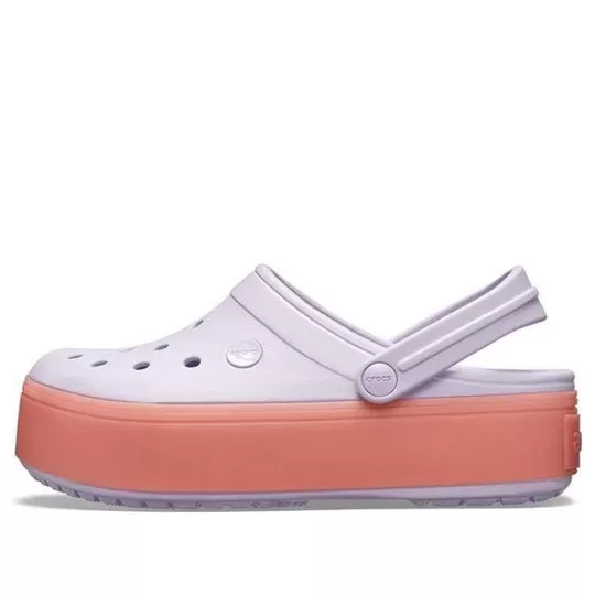 (WMNS) Crocs Praia Roxo Rosa Sandálias