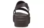 (WMNS) Crocs Sandália Brooklyn Croco Low Espresso ‘Marrom’